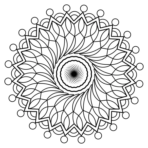 Mandala 2 | Online omalovánky pro děti