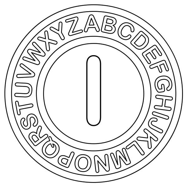 Písmeno I | Online omalovánky pro děti