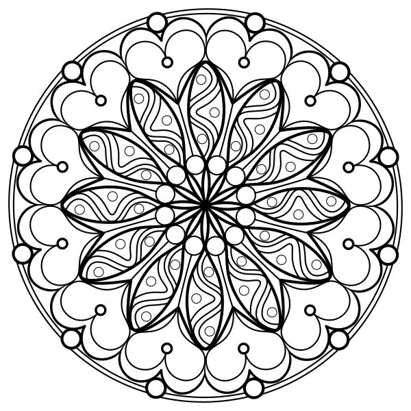 Mandala 4 | Online omalovánky pro děti