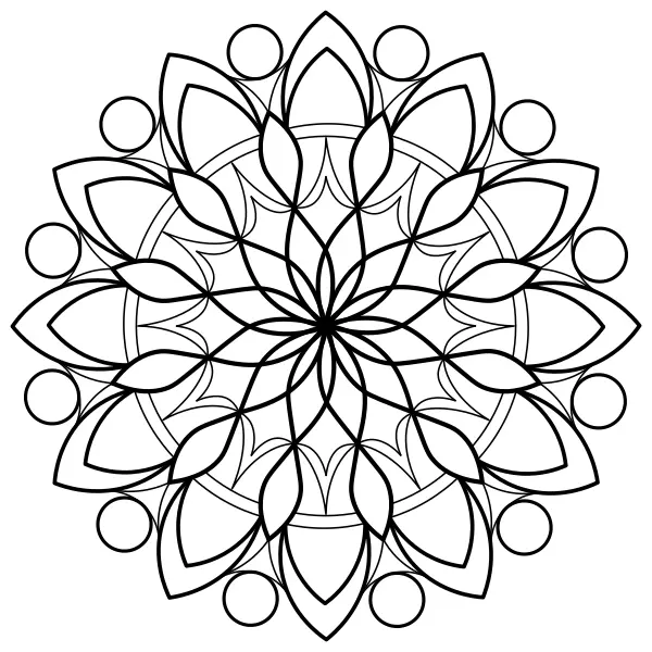 Mandala 5 | Online omalovánky pro děti