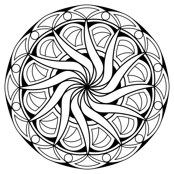 Mandala 6 | Online omalovánky pro děti