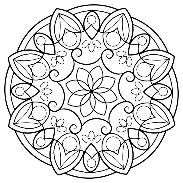 Mandala 7 | Online omalovánky pro děti
