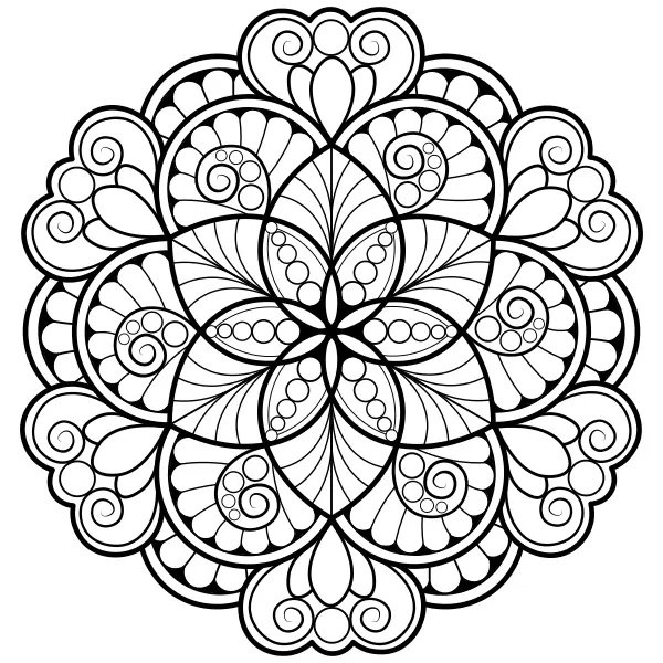 Mandala 8 | Online omalovánky pro děti
