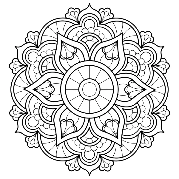 Mandala 11 | Online omalovánky pro děti