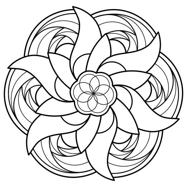 Mandala 16 | Online omalovánky pro děti