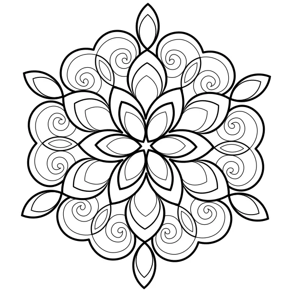 Mandala 17 | Online omalovánky pro děti