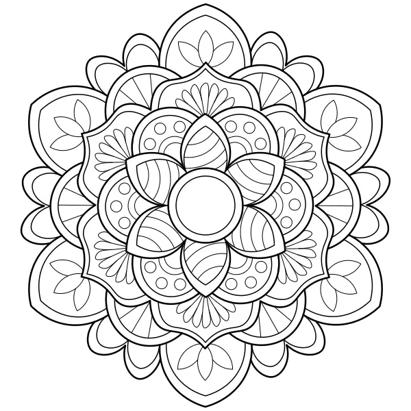 Mandala 20 | Online omalovánky pro děti