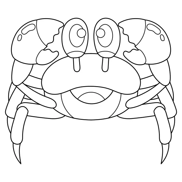 Krab | Online omalovánky pro děti