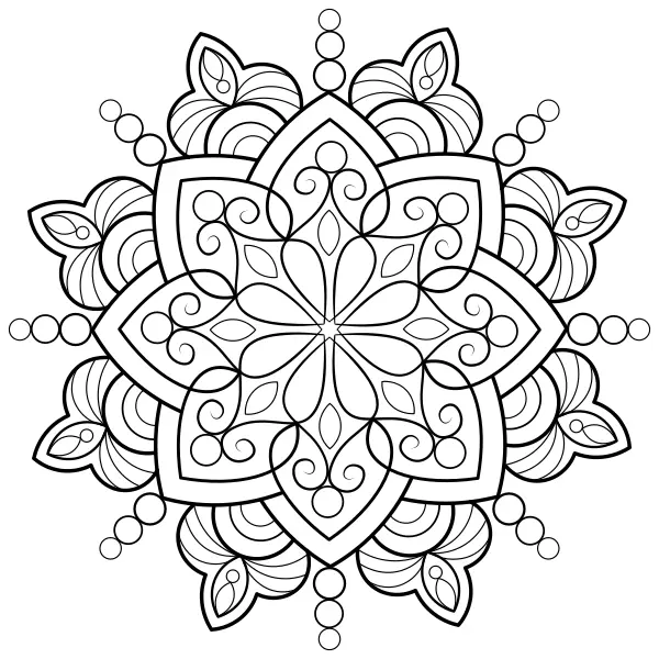 Mandala 26 | Online omalovánky pro děti