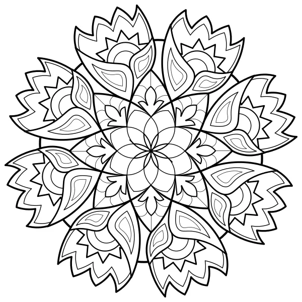 Mandala 27 | Online omalovánky pro děti