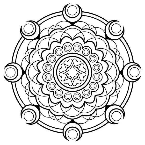 Mandala 28 | Online omalovánky pro děti