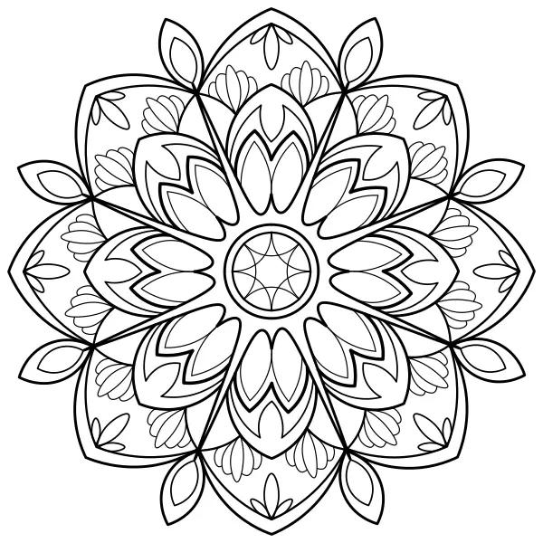Mandala 30 | Online omalovánky pro děti