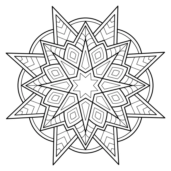 Mandala 31 | Online omalovánky pro děti