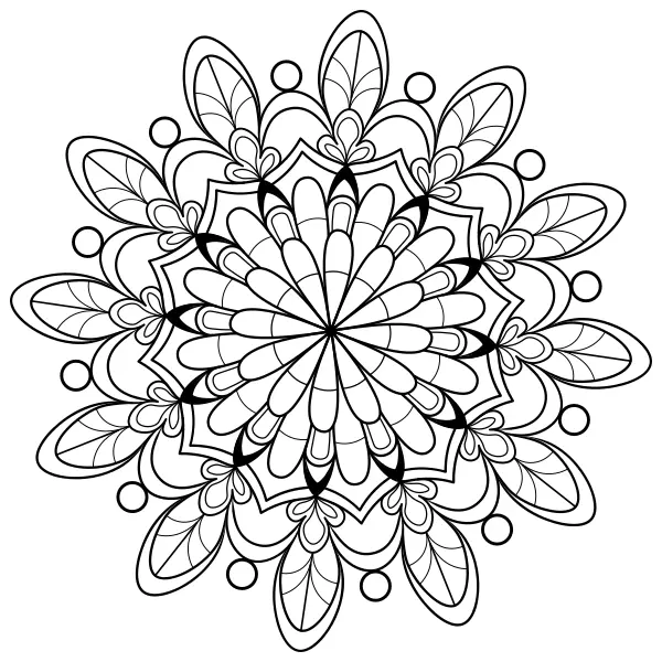 Mandala 32 | Online omalovánky pro děti