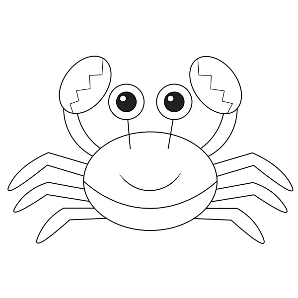 Krab | Online omalovánky pro děti