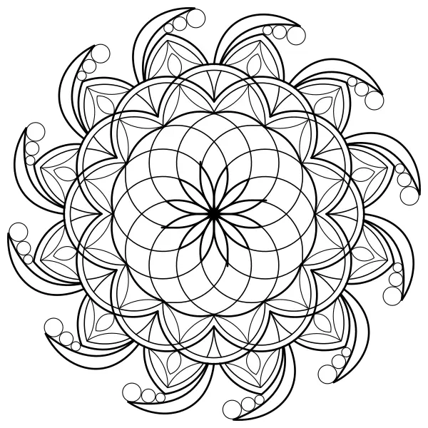 Mandala 36 | Online omalovánky pro děti