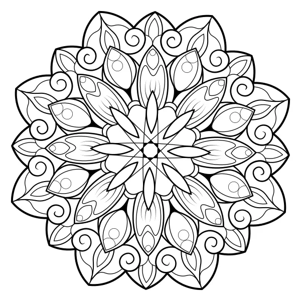 Mandala 38 | Online omalovánky pro děti