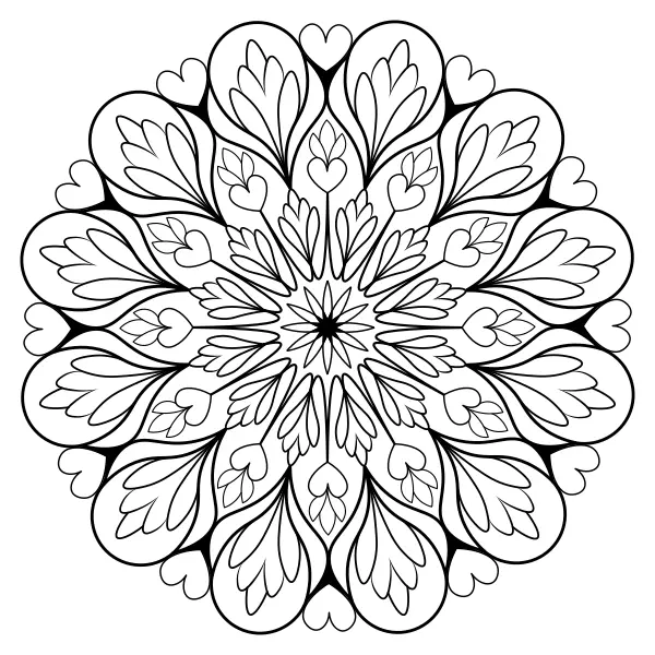 Mandala 40 | Online omalovánky pro děti