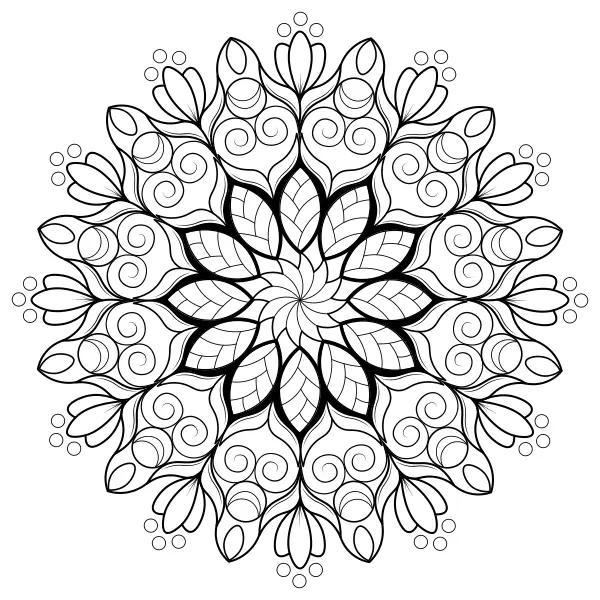Mandala 46 | Online omalovánky pro děti