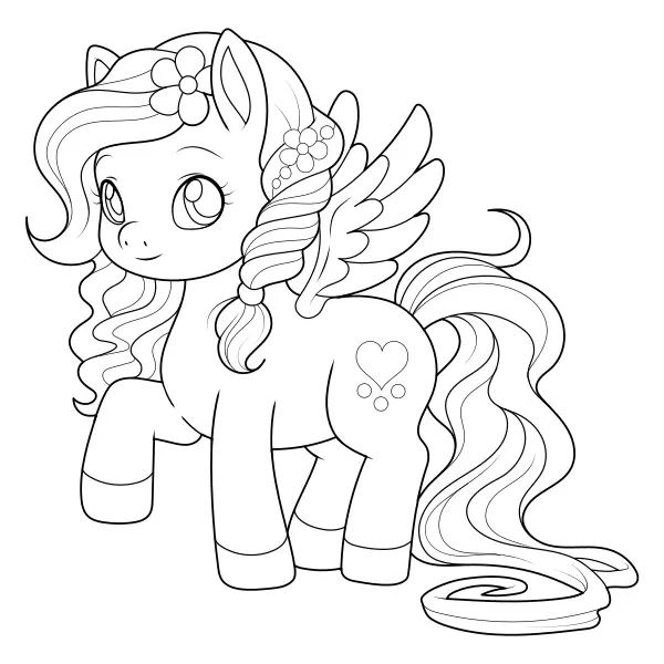 Pegasus | Online omalovánky pro děti