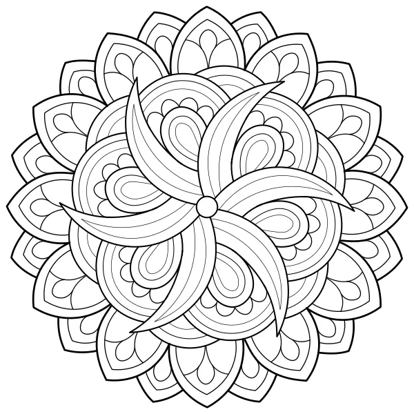 Mandala 56 | Online omalovánky pro děti