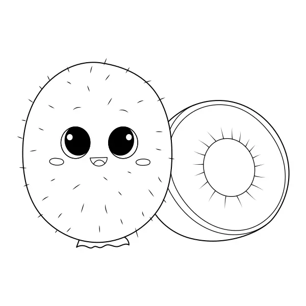 Kiwi | Online omalovánky pro děti